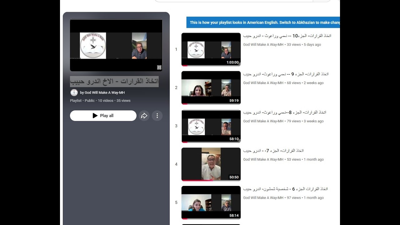 اتخاذ القرار  الجزء  -1-  اندرو حبيب
