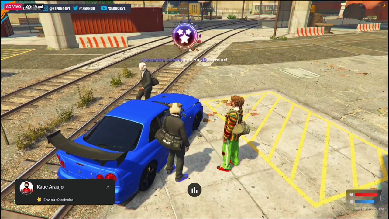 LOUD CORINGA E PIUZINHO AJUDA BATER RECORD NA LIVE DO DOGAO E OS PM FAZ RDM E MATAM ELES