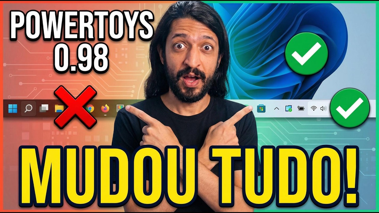 PowerToys 0.98: A Nova Barra de Status que o Windows Sempre Precisou