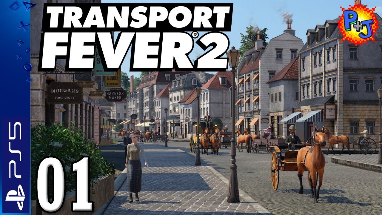 Let's Play Transport Fever 2 Console Edition | PS5 Gameplay Episode 1 | 19th Century Transportation