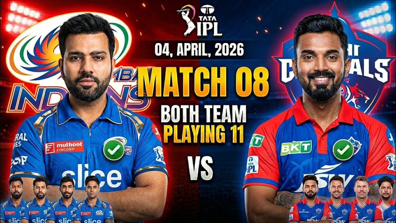IPL2026 Mi Vs Dc Match Details,Venue | Compression |  Both teams Playing 11 #mivsdc #crickinfoag