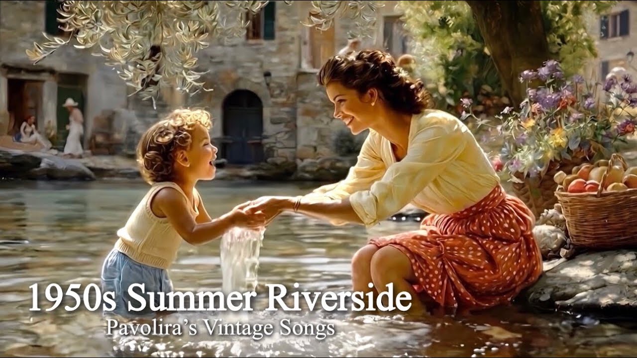 1950s Summer Riverside Peaceful Life | Pavolira&rsquo;s Vintage Songs