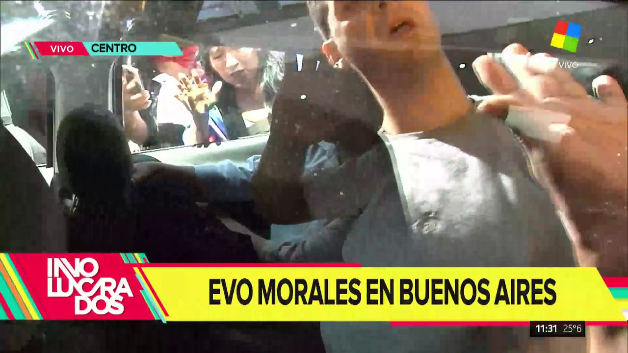 Último momento Evo Morales en Buenos Aires
