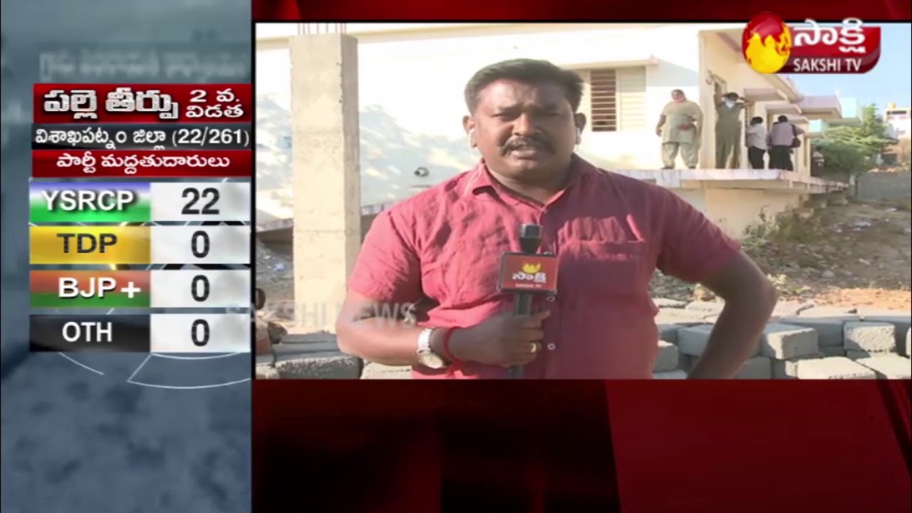 Sakshi Live: Second Phase Polling First Round Panchayat Election Results