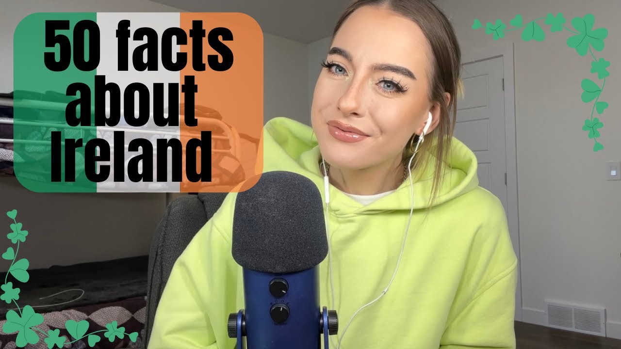 ASMR 🍀 50 facts about Ireland (100% whispered)