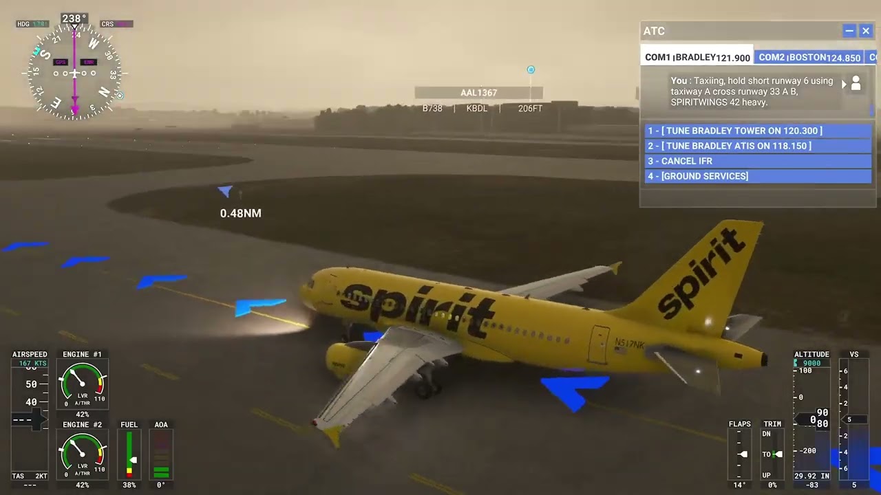 FS2020 A319 FULL FLIGHT