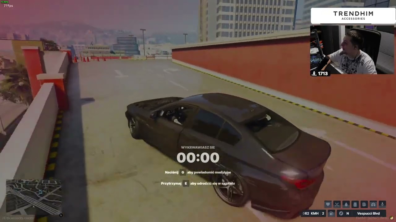 Taku 200iq ucieczka przed policją #77rp #lspd #rp #gta