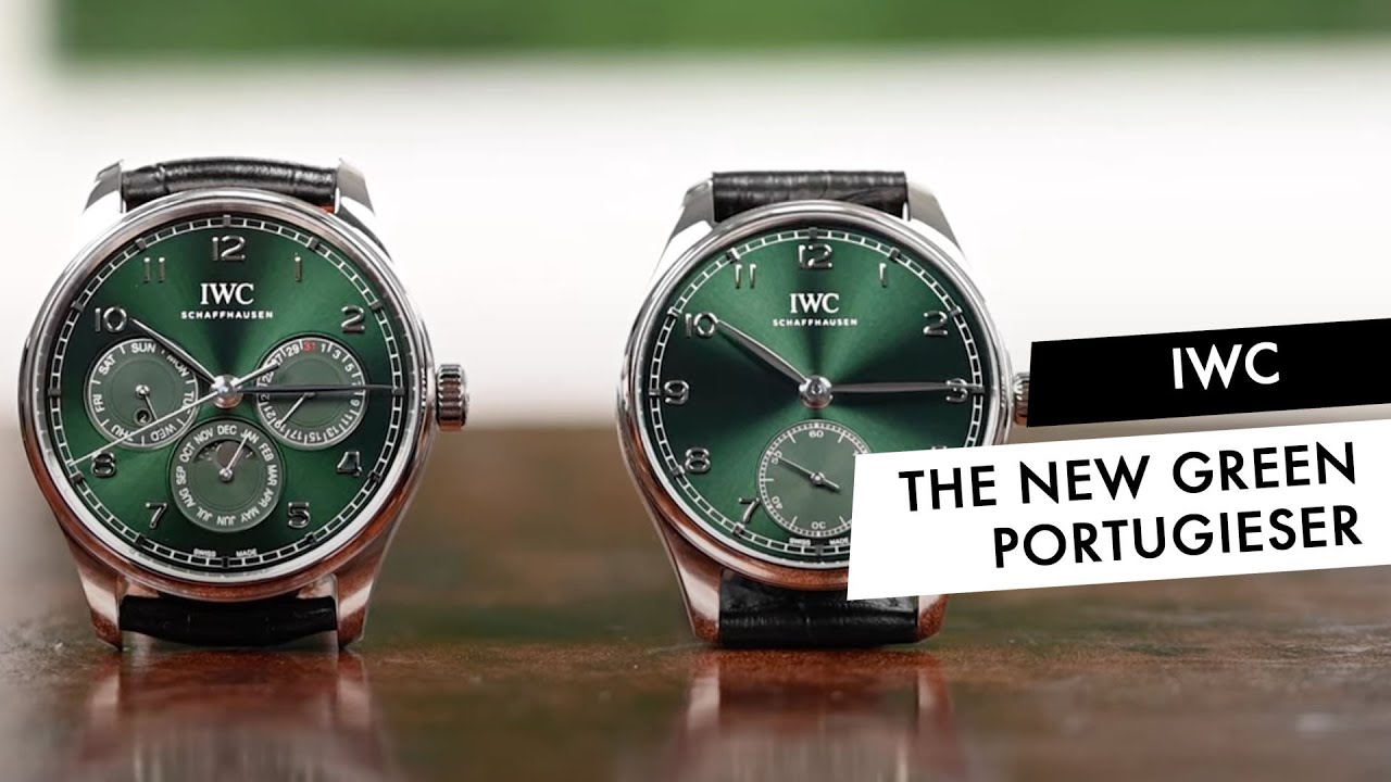 ОБЗОР: Новые зеленые часы IWC Portugieser Automatic 40 и Perpetual Calendar 42