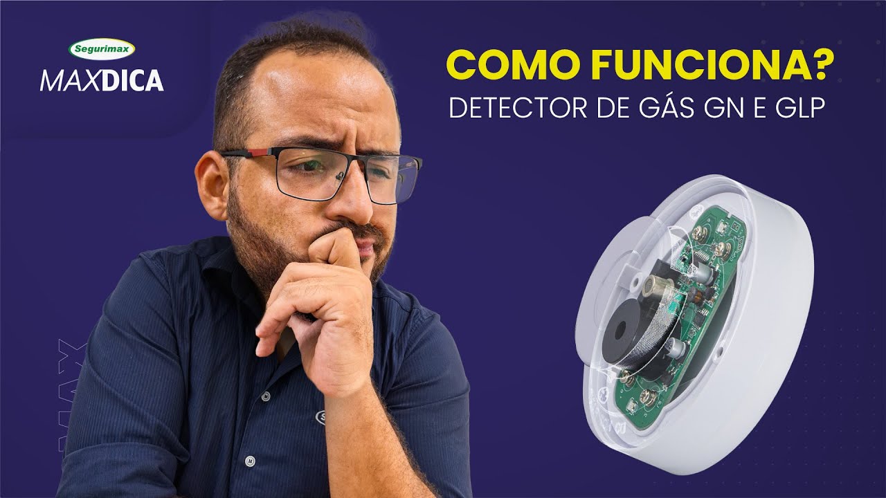 COMO FUNCIONA O DETECTOR DE GÁS? Detector de Gás GN e GLP Segurimax - #MAXDICA