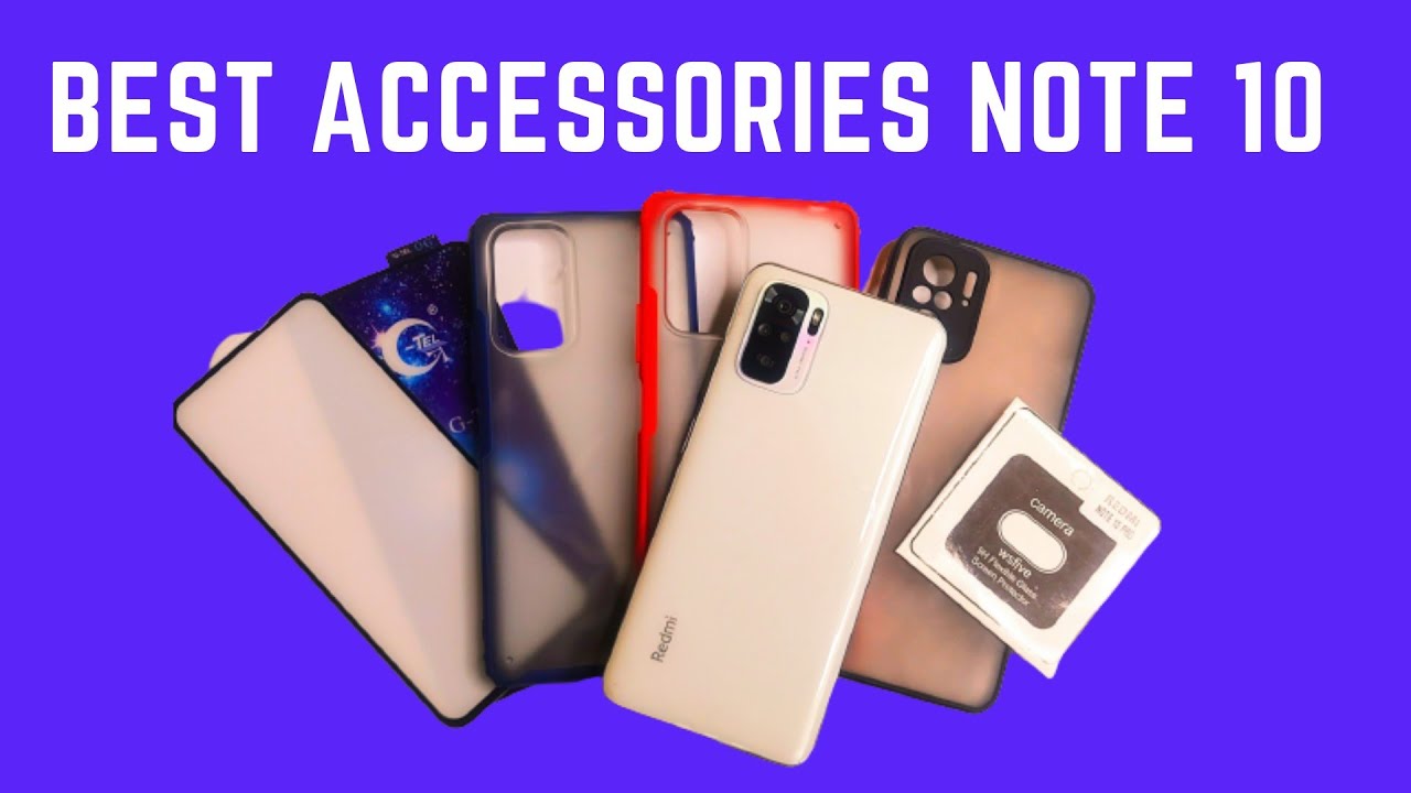 Best Accessories For Redmi Note 10| Best Back cover,Tempered Glass,Camera protector,Best Skin Note10