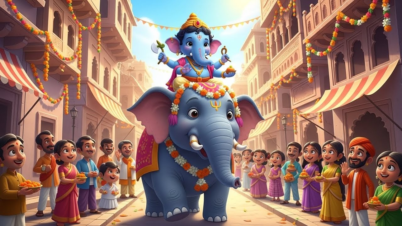 Om Gan Ganpatey namoh namah| ॐ गं गणपतये नमो नम | kids song