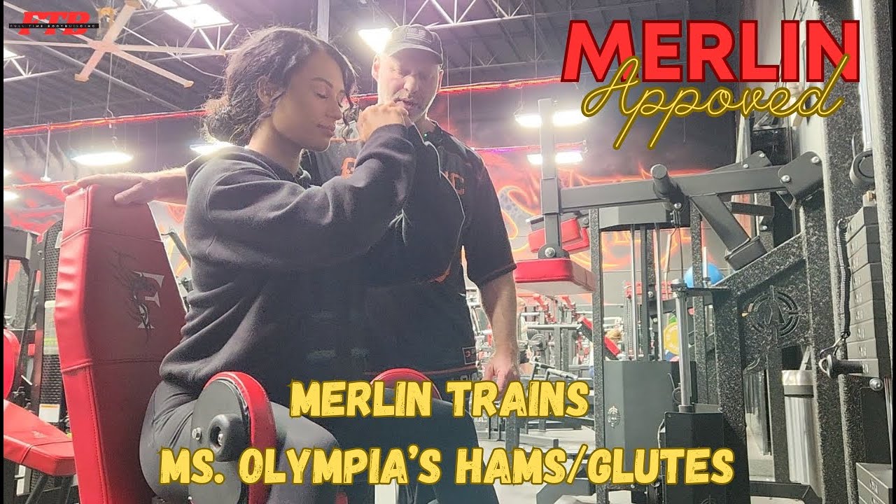 Merlin trains Ms. Olympia's hams & glutes | Merlin Approved.