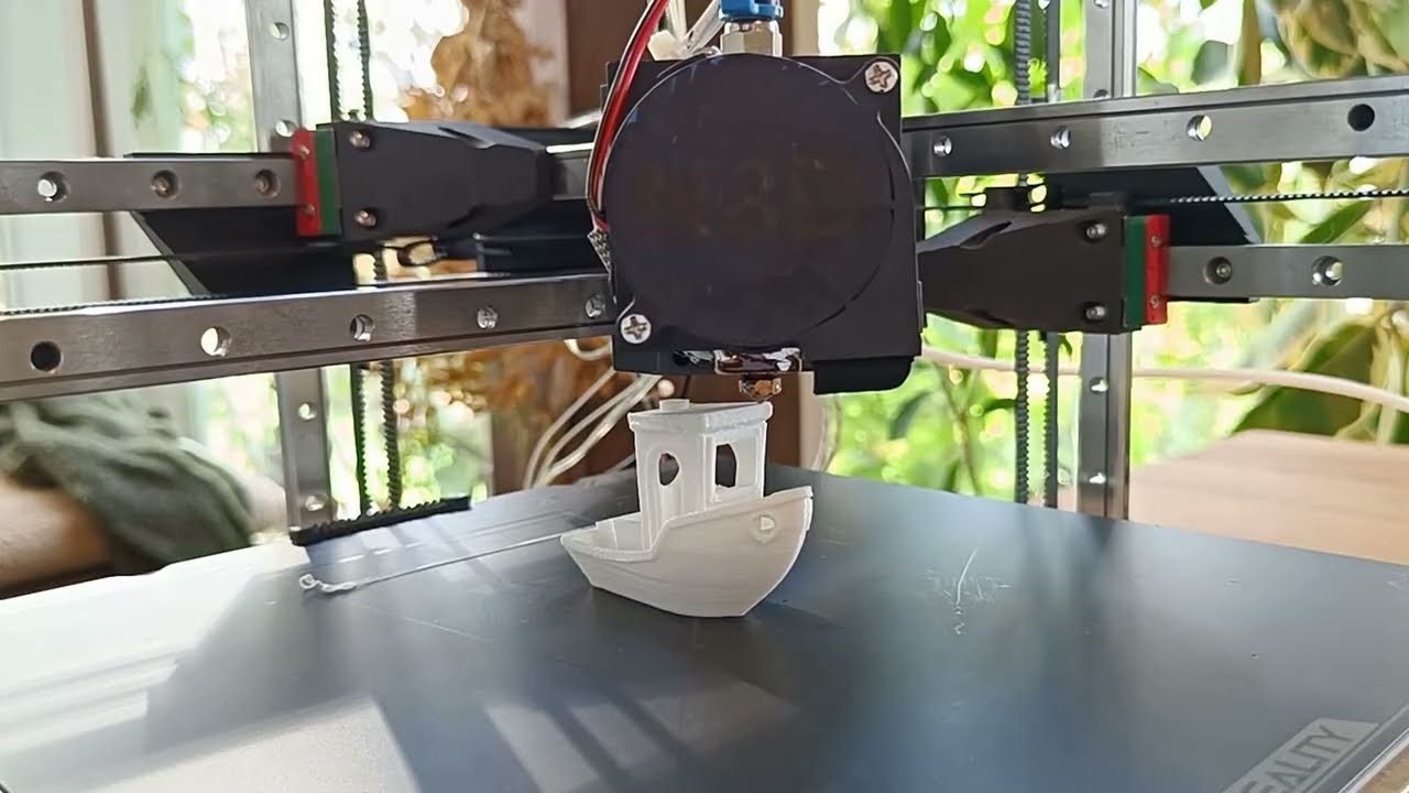 Experimental Crossed Cantilever 3D Printer: Last Two Benchies