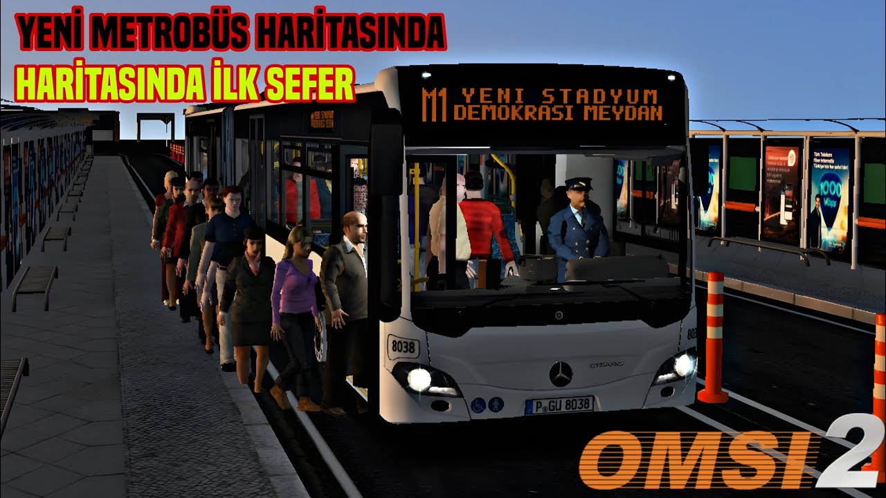 [OMSİ 2] Yeni metrobüs haritasında ilk sefer | Bölüm 6