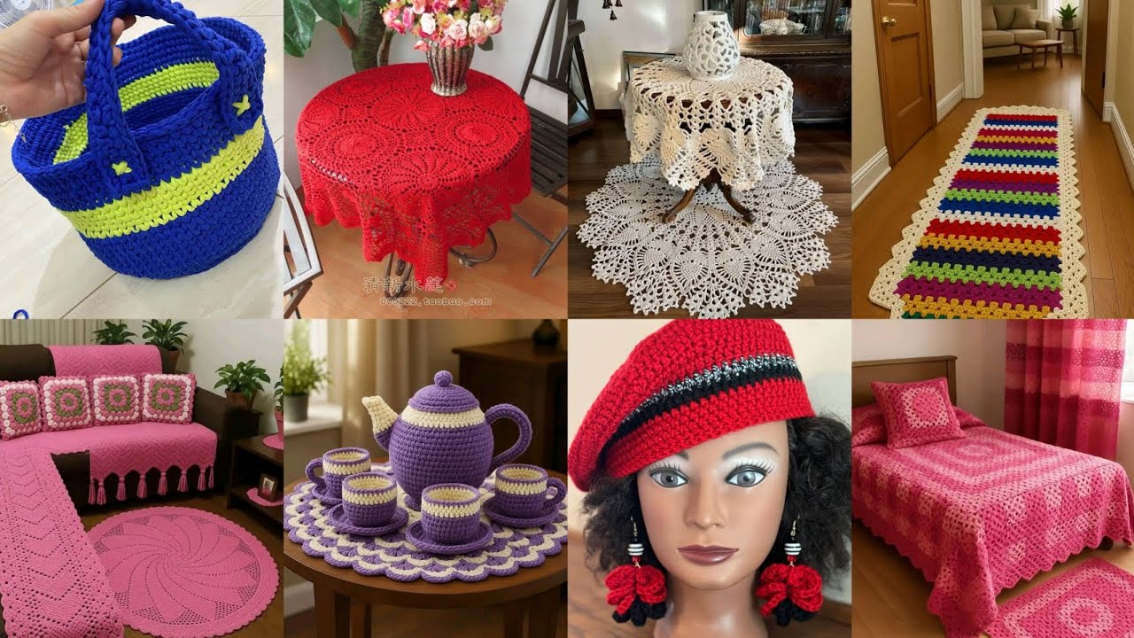 Most beautiful & attractive crochet handmade items and ideas design  part 1 2025