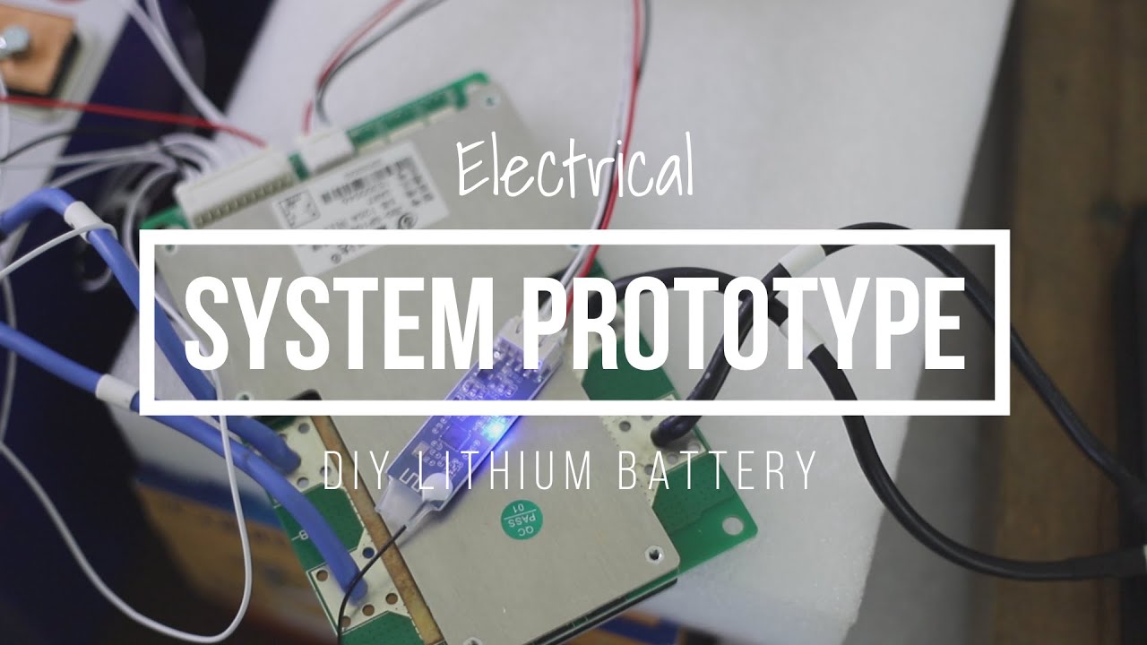 RV Electrical System Prototype (DIY Lithium Battery, BMS, & Victron Multiplus Charger & Inverter)