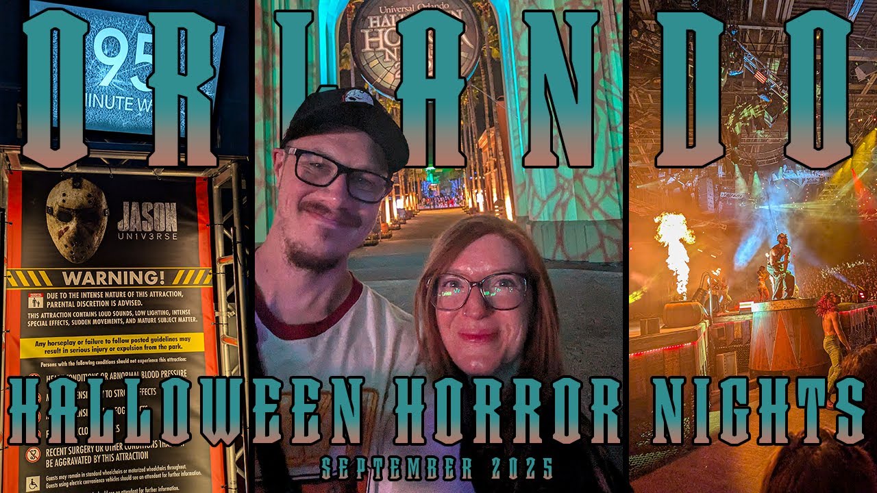 Universal Orlando Vlog 2025 | Halloween Horror Nights 🎃 | Haunted Houses, Scare Zones & Food
