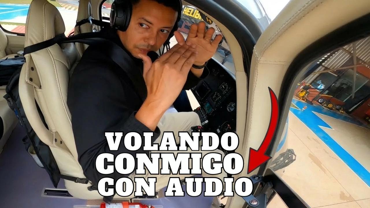 Vuelo real de helicóptero con audio en la Terminal de BH