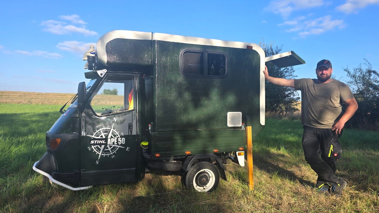Ape 50 Camper Umbau Extrem ( Ton Probleme ) SORRY 