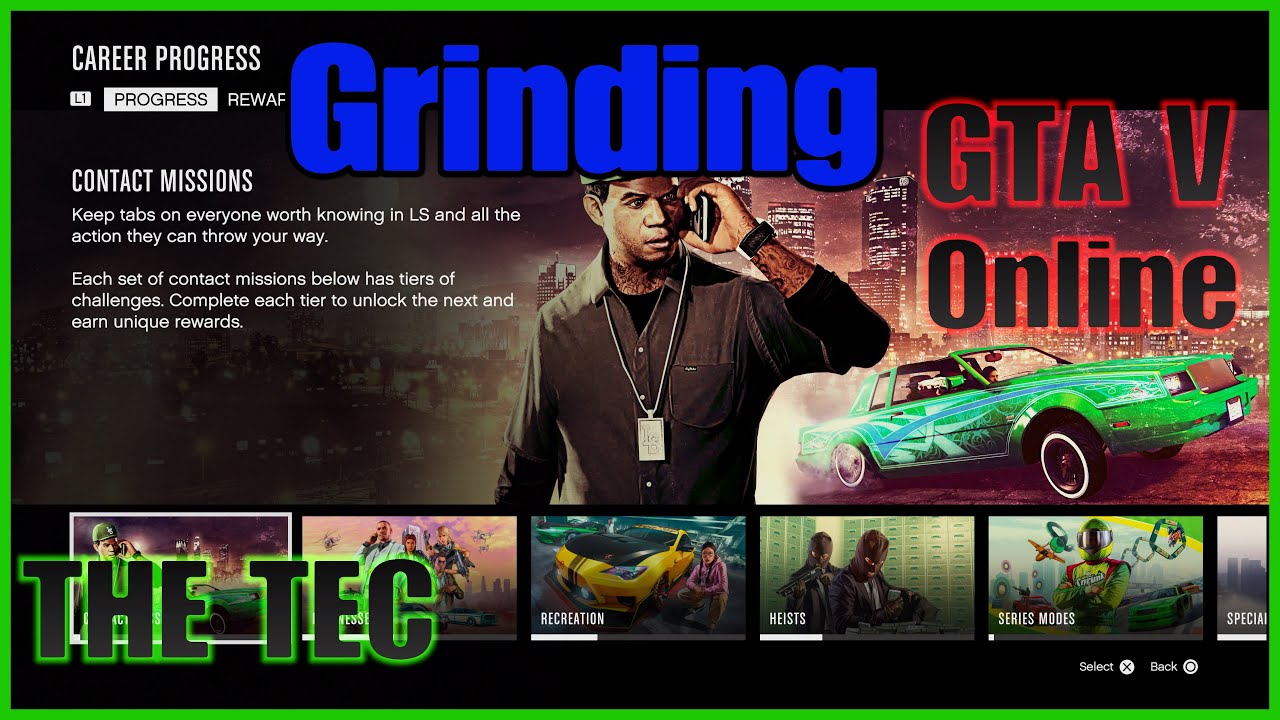 GTA 5 Online Grinding career progress. Only on The PS5
