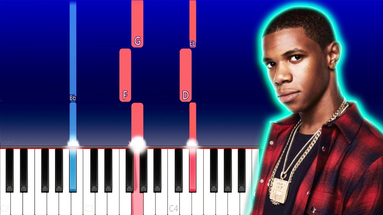 A Boogie Wit da Hoodie - DTB 4 Life (Piano Tutorial)