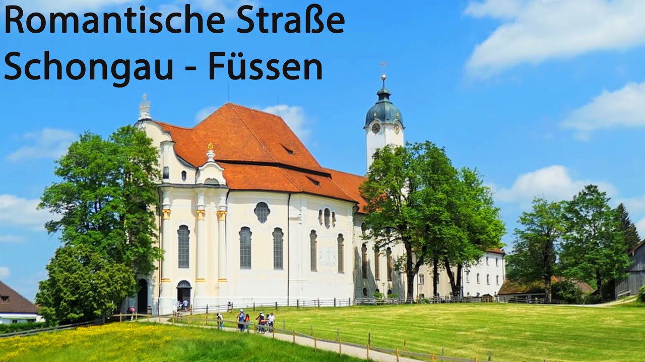 From Schongau to Füssen - bike tour along idyllic foothills of the Alps to famous rococo churches