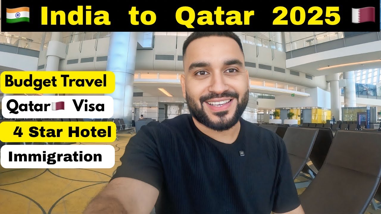 India to Qatar 🇶🇦 2025 | First Impressions of Doha, Visa, Hotel & Immigration