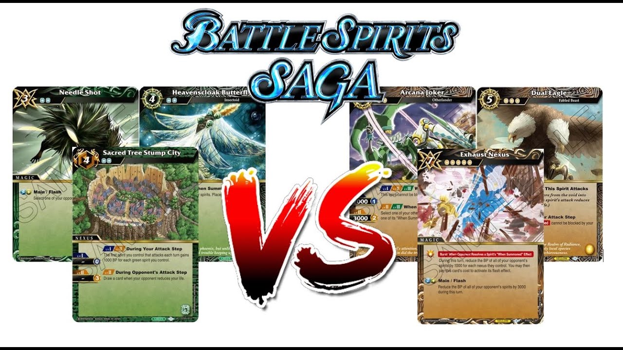 Battle Spirits Saga - Green Swift/Gale Deck Vs Yellow Blessed Deck