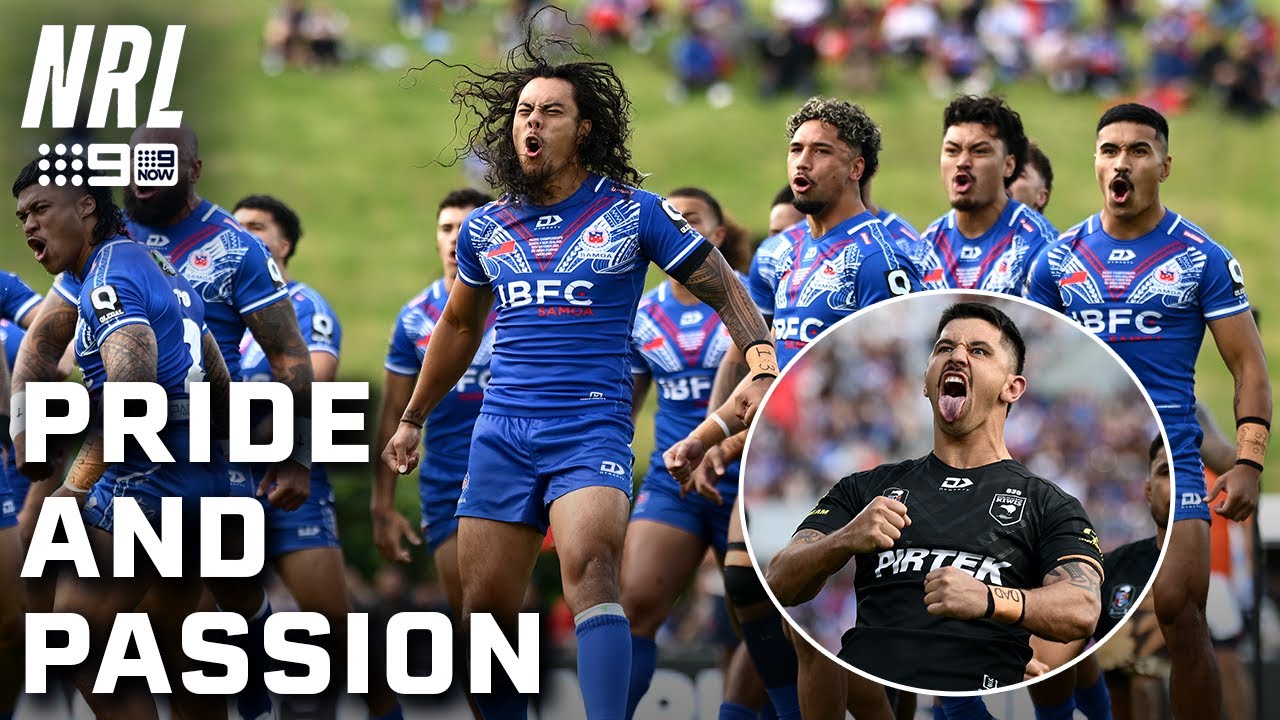 A Siva Tau and Haka that you can FEEL through the screen | NRL on Nine