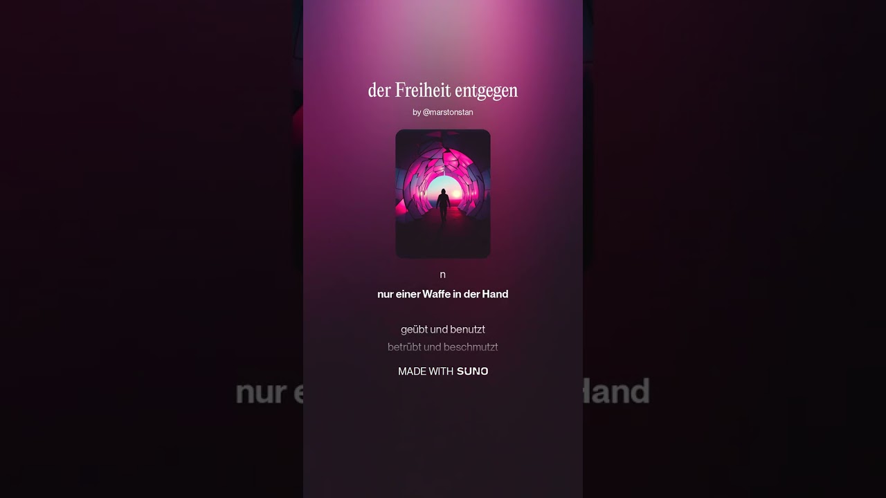 der Freiheit entgegen
