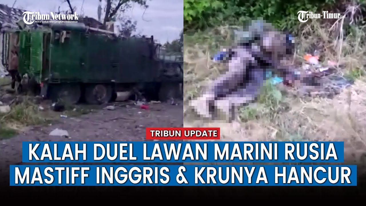 Kalah Lawan Marinir Armada Pasifik Rusia, Mastiff MRAP Inggris Hancur Total Bersama Awaknya