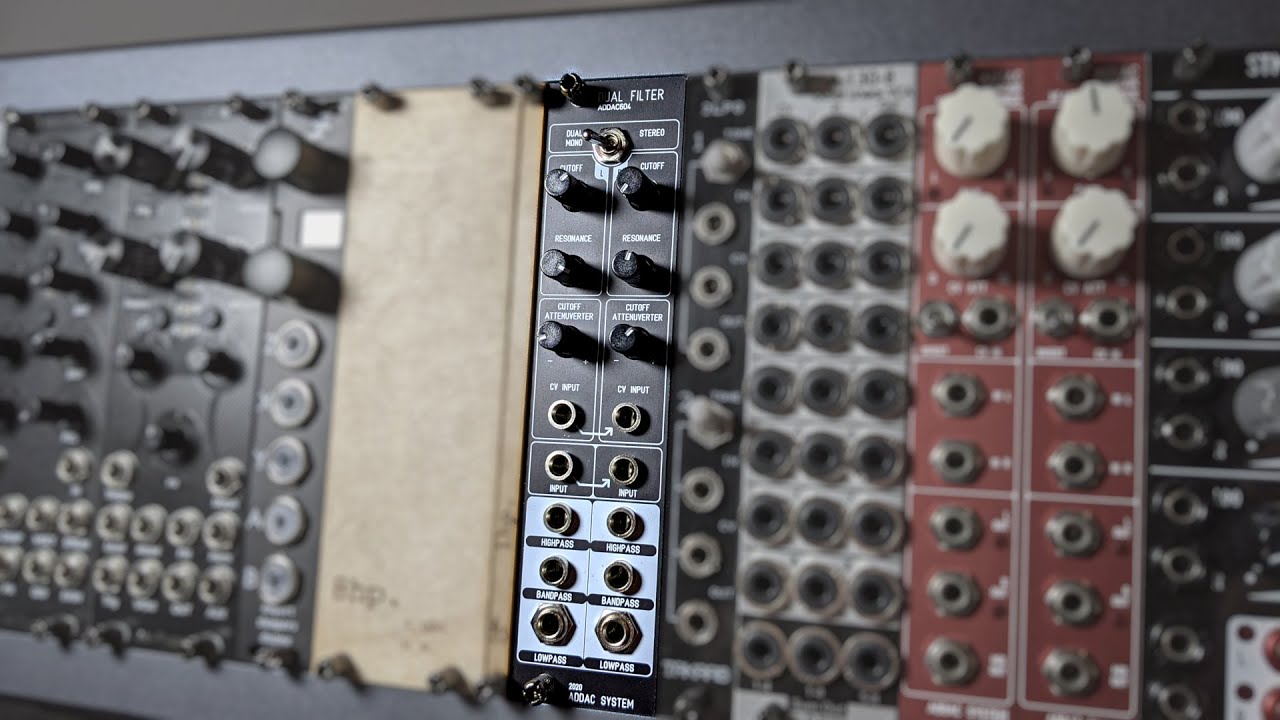 ADDAC604 - Dual Filter - a little stereo filter that likes a little filth!