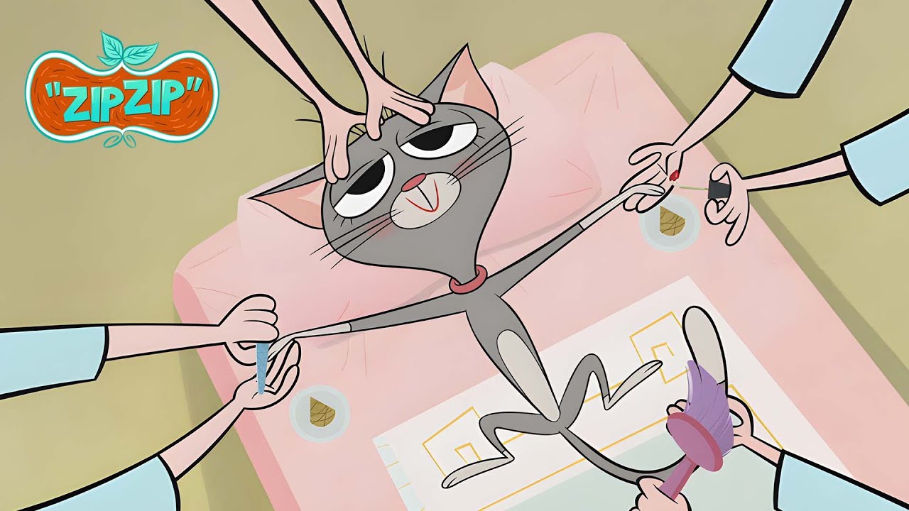 Spa Day or Total Disaster? | Zip Zip English | Full Episodes | 45m | S1 | Cartoon for fun