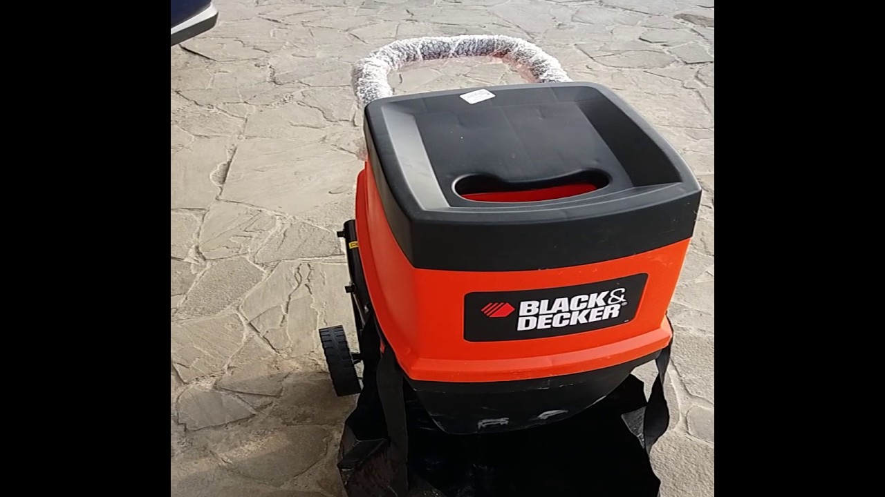 Садовый измельчитель (шредер) Black&Decker 2400, обзор дилетанта
