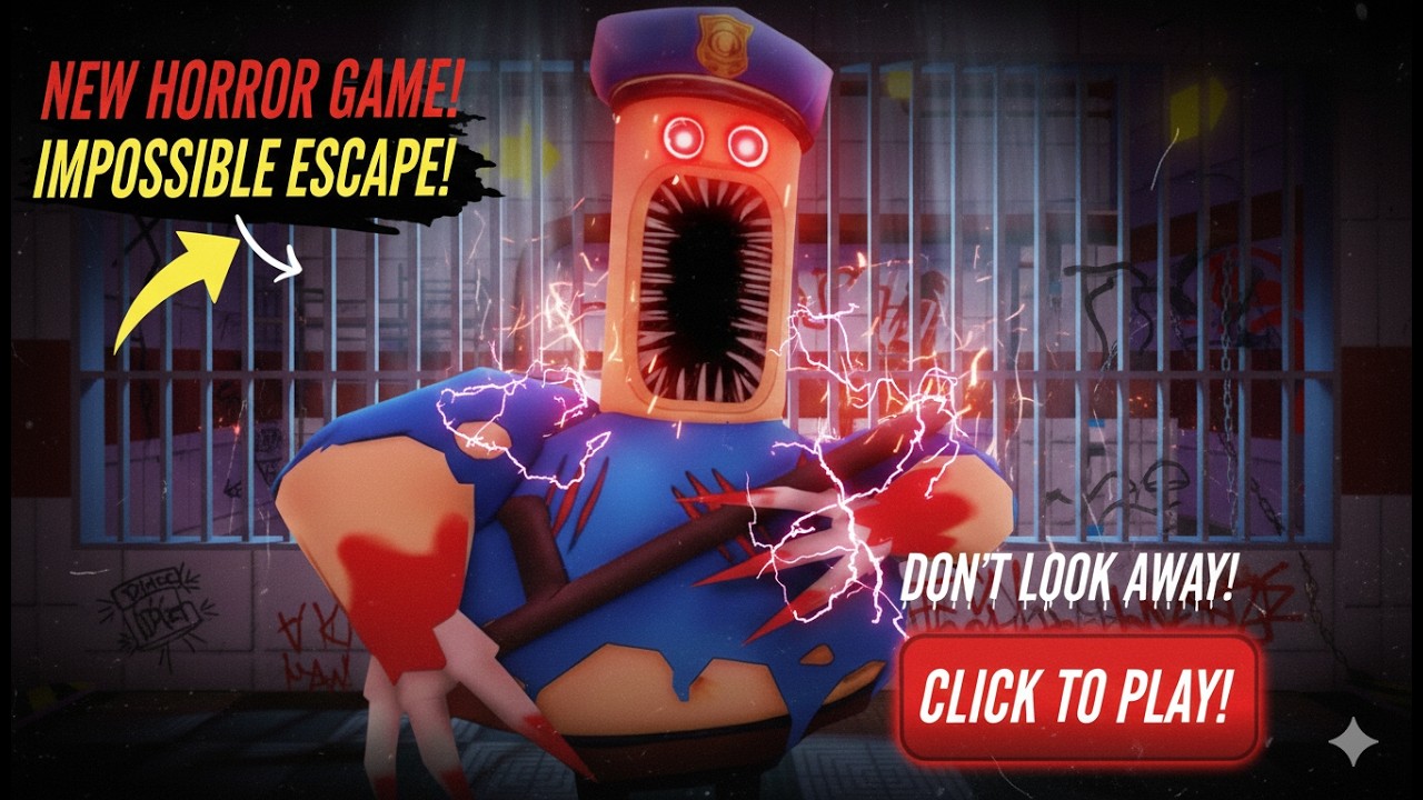 IMPOSSIBLE Roblox Horror Escape 😱 NEW SCARY GAME (Don’t Look Away!)
