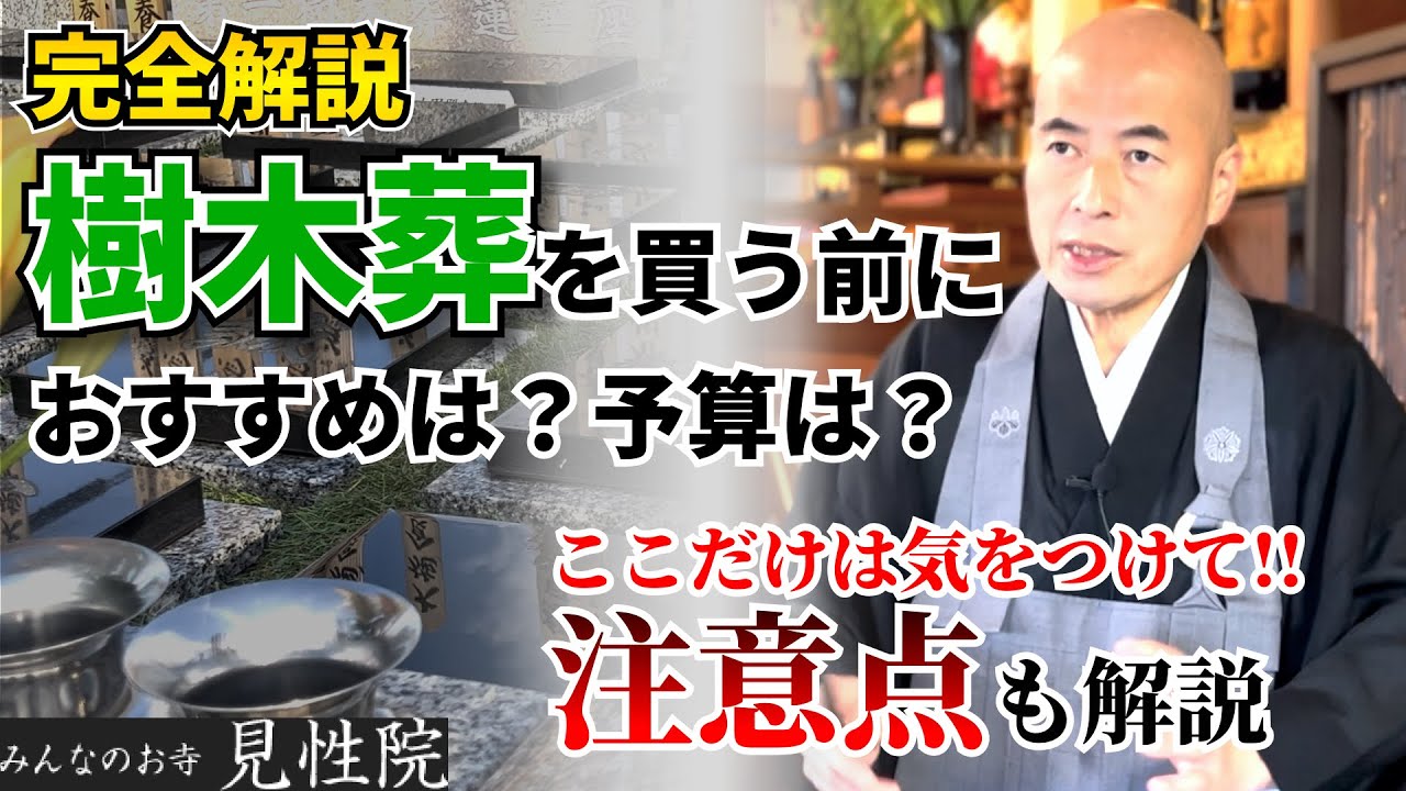 樹木葬を考えてるならここが注意！予算・おすすめ・メリット・注意点まで完全解説【赤裸々寺トーク】