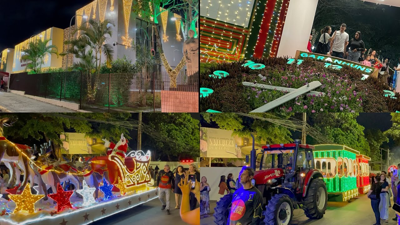 PRIMEIRA VEZ NOSSA NO NATAL LUZ DE GARANHUNS + LINDO DESFILE NATALINO + FICOU TUDO LINDO!