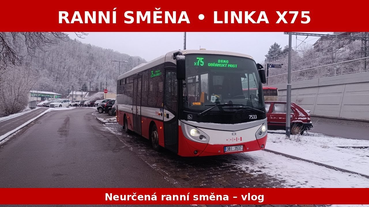 Vlog z ranní neurčené směny na X75tce