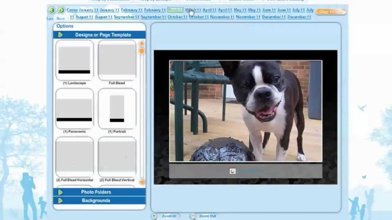 PHOTO CALENDARS by Lifephoto, new video on how to make a 2012 Photo Wall Calendar.