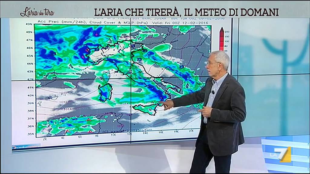Le previsioni del tempo dei prossimi giorni