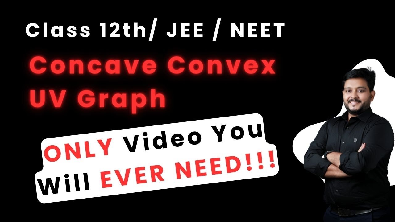 Concave Convex UV Graph | Ray Optics | Class 12th / NEET / JEE | #uvgraph #concave #convex