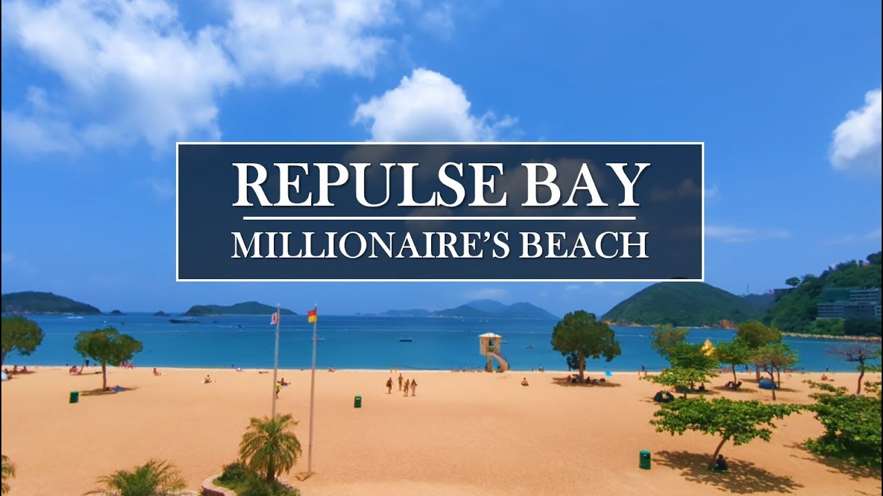 HONG KONG's Millionaire Beach in Repulse Bay [4K HDR] | HK4K