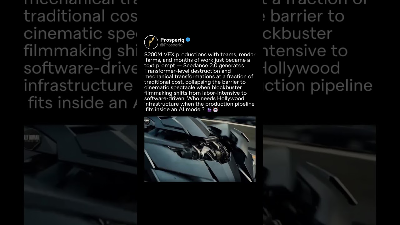 $200M VFX Budgets Just Met Their Match &mdash; And It's A Text Prompt 🎬🤖