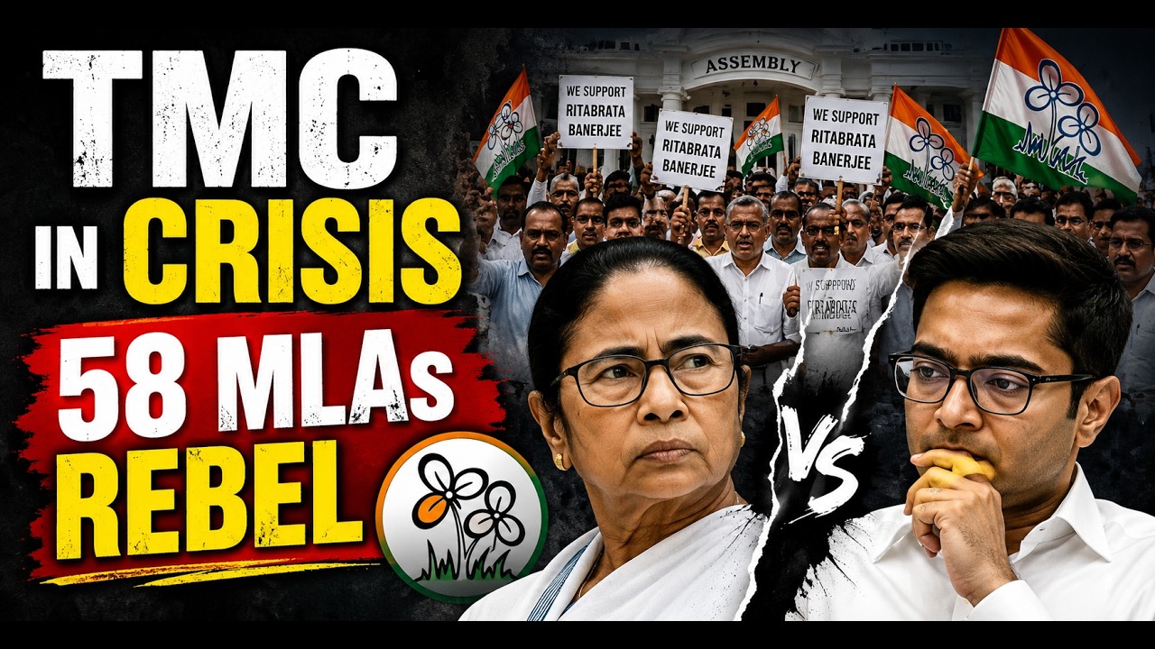 TMC Civil War? 58 Rebel MLAs Challenge Party Leadership | Mamata vs Abhishek Power Struggle