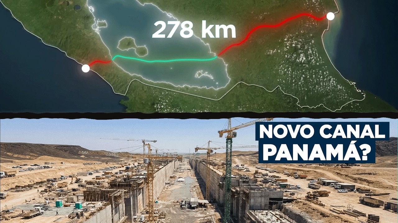 Nicarágua quer Construir um Canal de 50 Bilhões de dólares para Substituir o Canal do Panamá