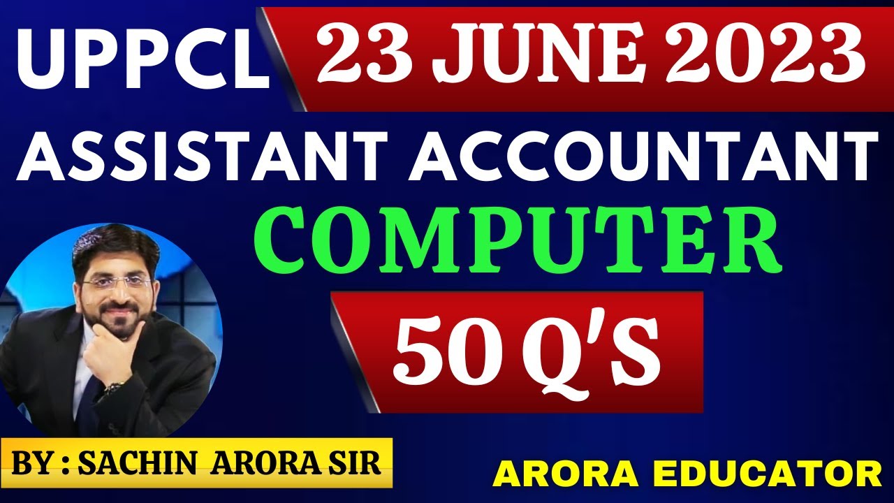 Computer Marathon for UPPCL Assistant Accountant | UPPCL Assistant Accountant Computer Marathon 🔥👍