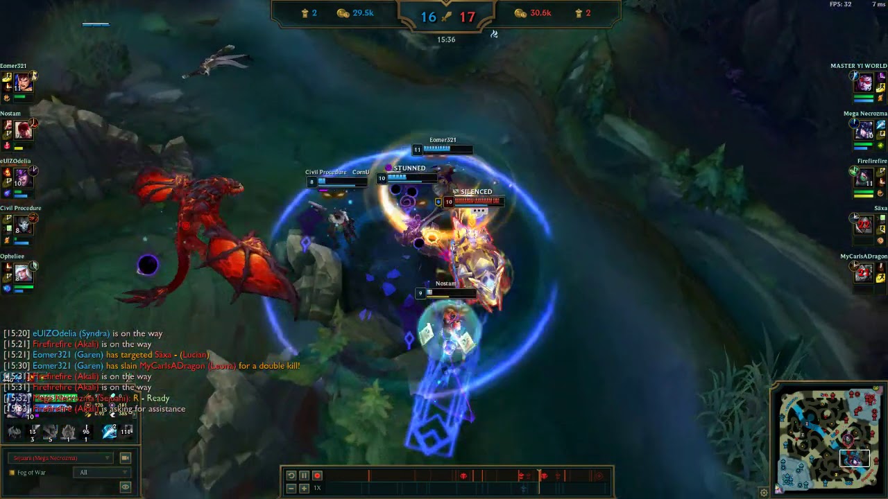 The classic Sejuani Tank Triple kill