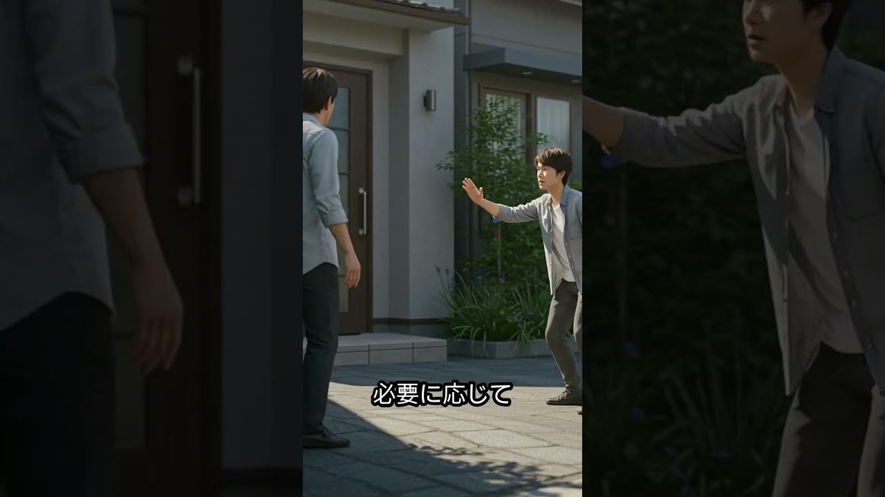 【 空き巣の下見を見逃した家】 #防犯カメラ  #防犯対策  #shorts  #防犯
