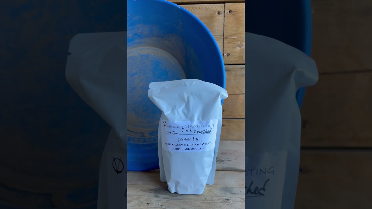Vendetta Prospecting Calicrush Gold Paydirt! ⛏️ #goldnugget #paydirtreview