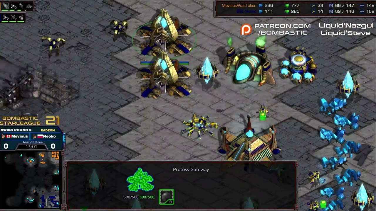 BSL 21 Hasuleauge T1 Swiss Round 2 Mevious v Neoko game 1